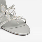 Women's Crystal Butterfly Spiral Heel Sandals