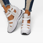 Women's Platform Wedge Cutout Sneakers