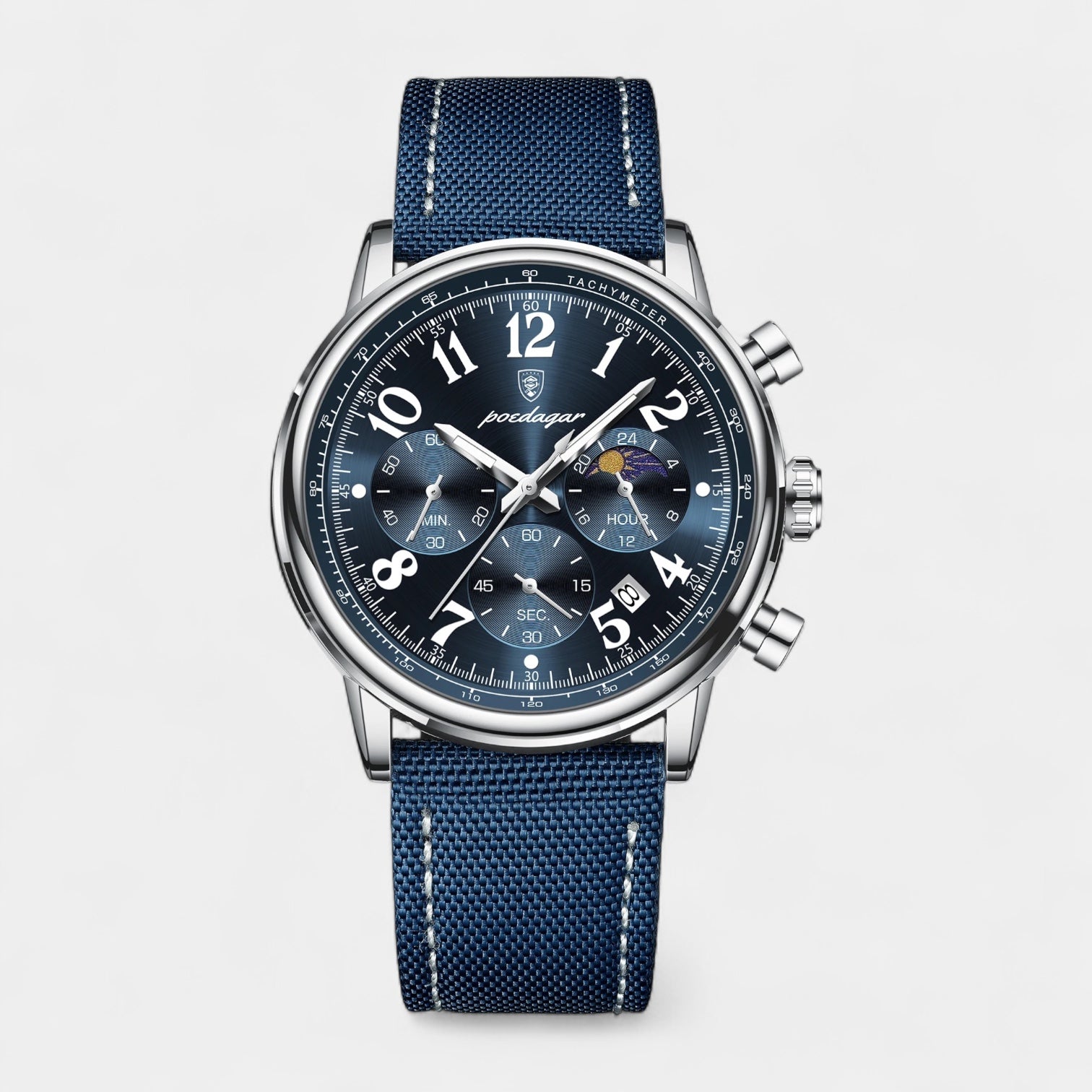 Men's Classic Leather Strap Timepiece - Watch