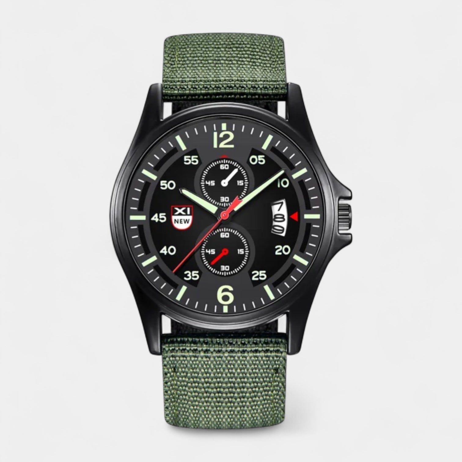 Men's Military 40 mm Watch, Sports Band