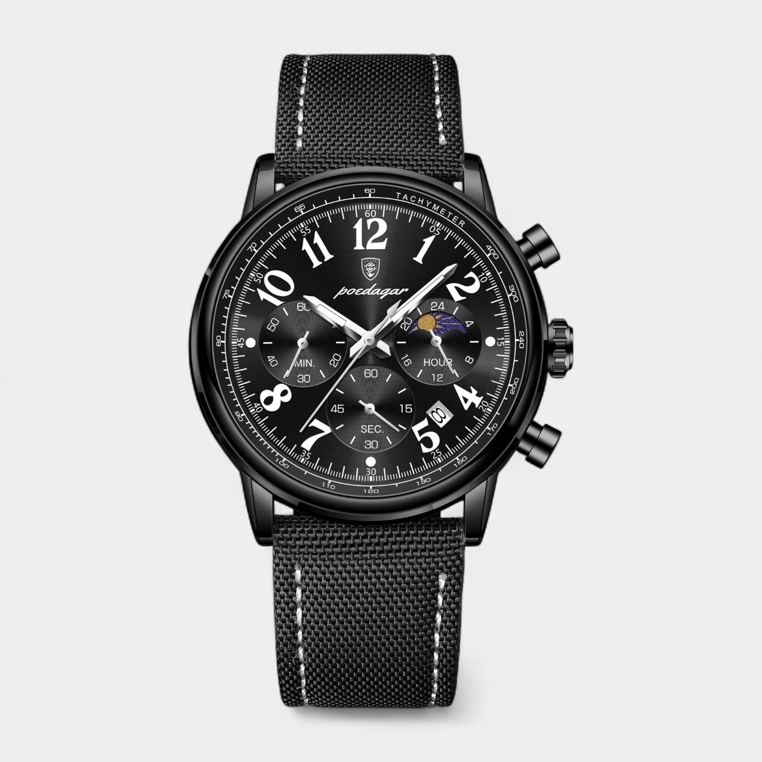 Men's Classic Leather Strap Timepiece - Watch