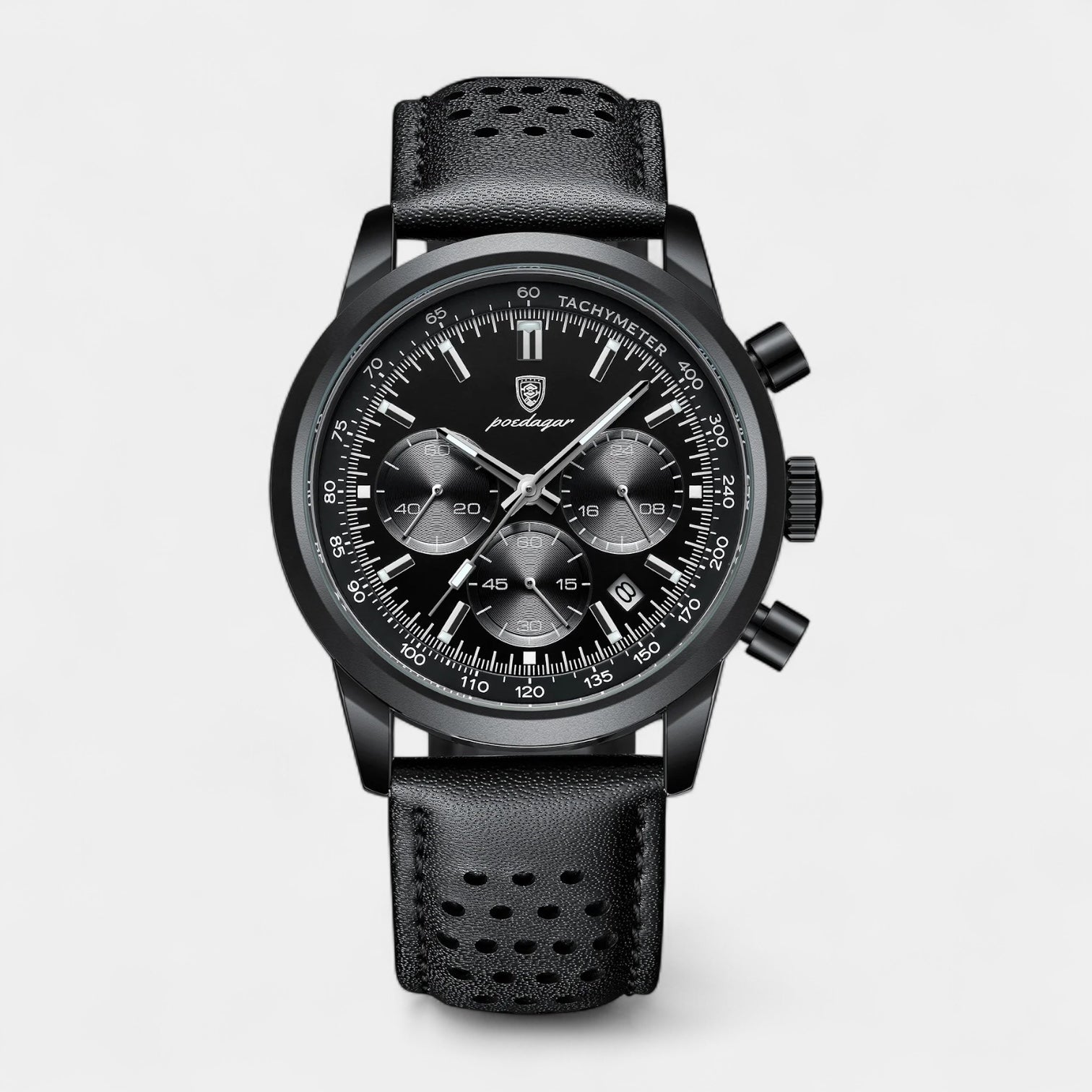 All Black Military Watch