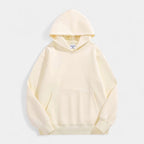 Fleece-Lined Cotton Hoodie Relaxed Fit for Men