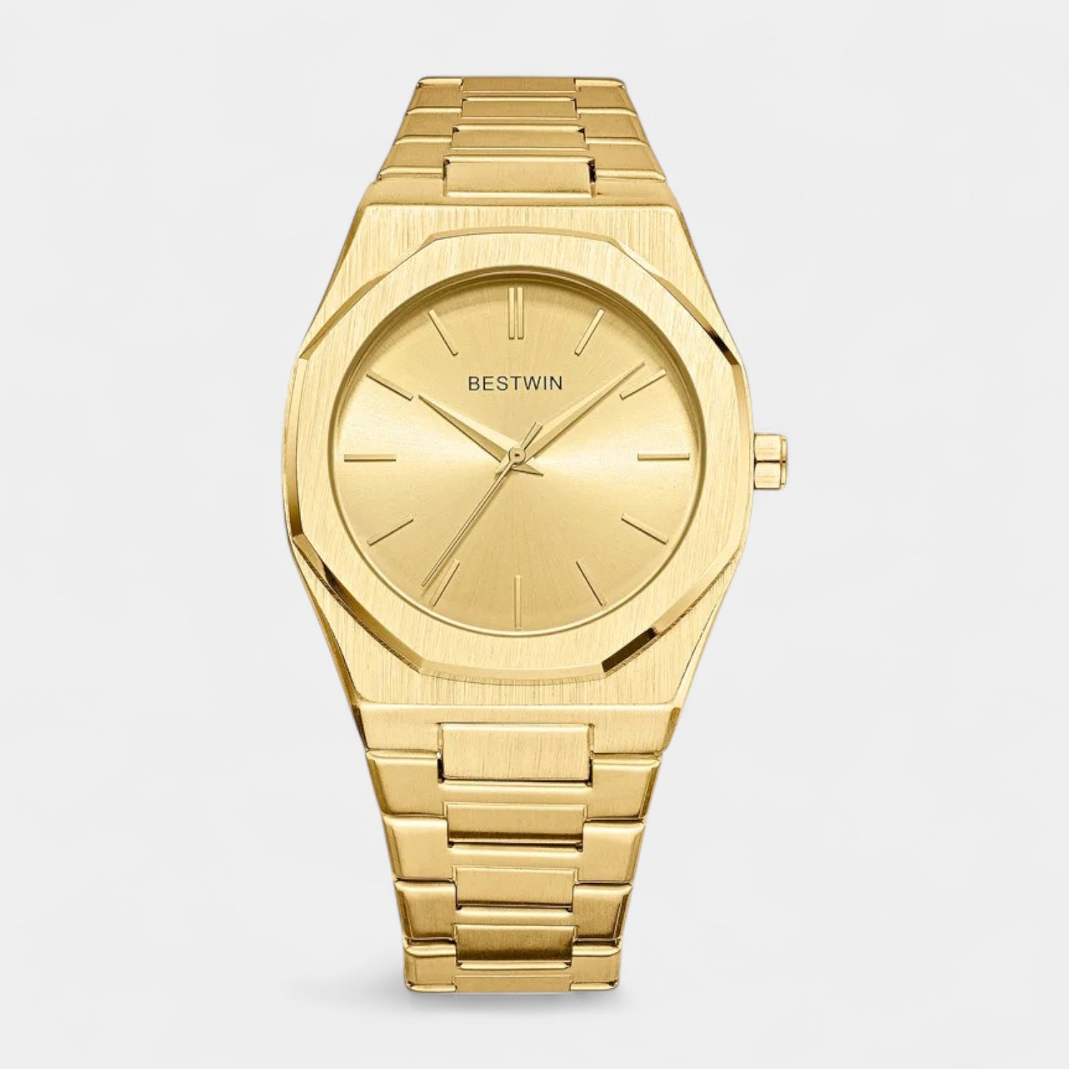 41 mm Numberless Stainless Steel Quartz Watch