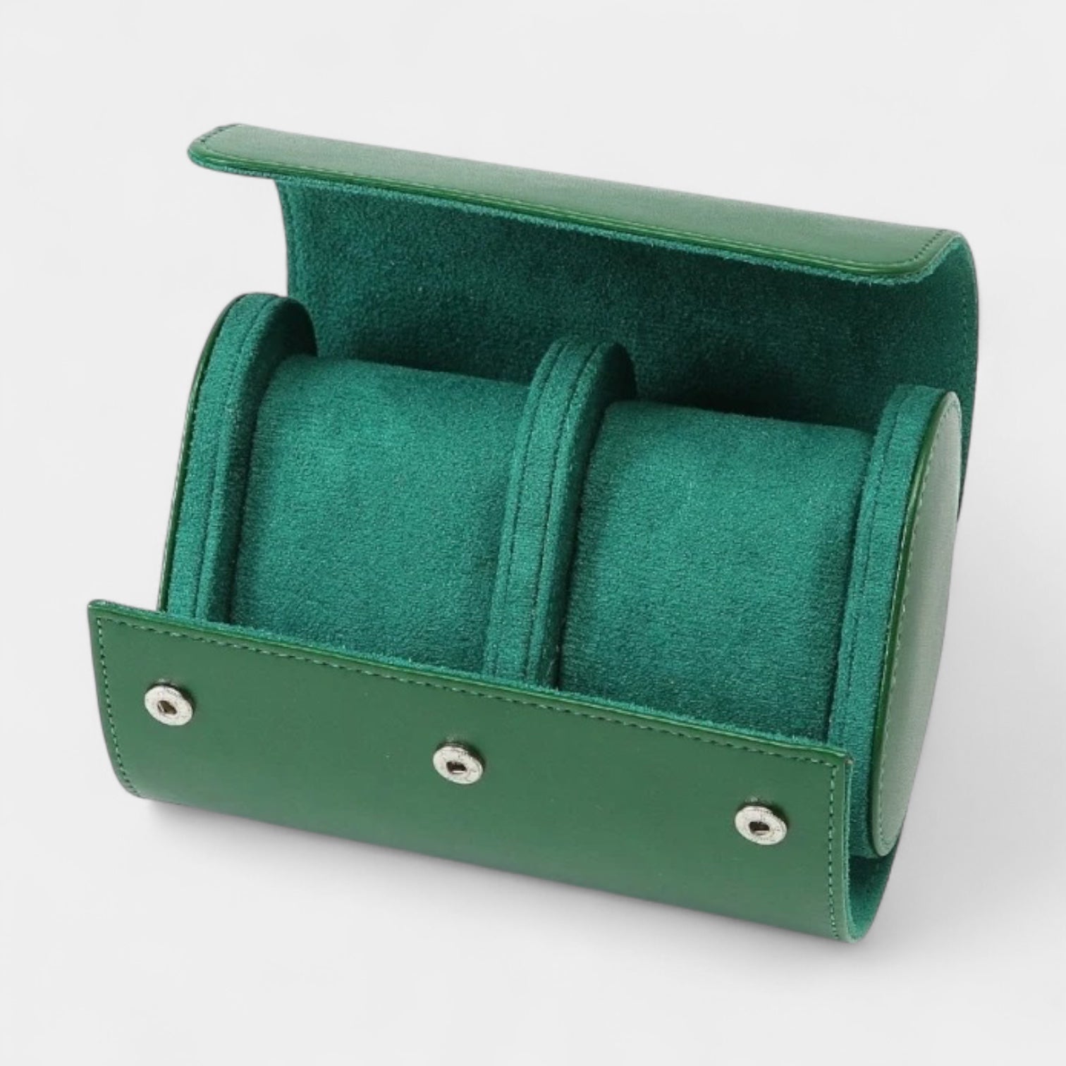 Leather Double Watch Roll