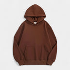Fleece-Lined Cotton Hoodie Relaxed Fit for Men