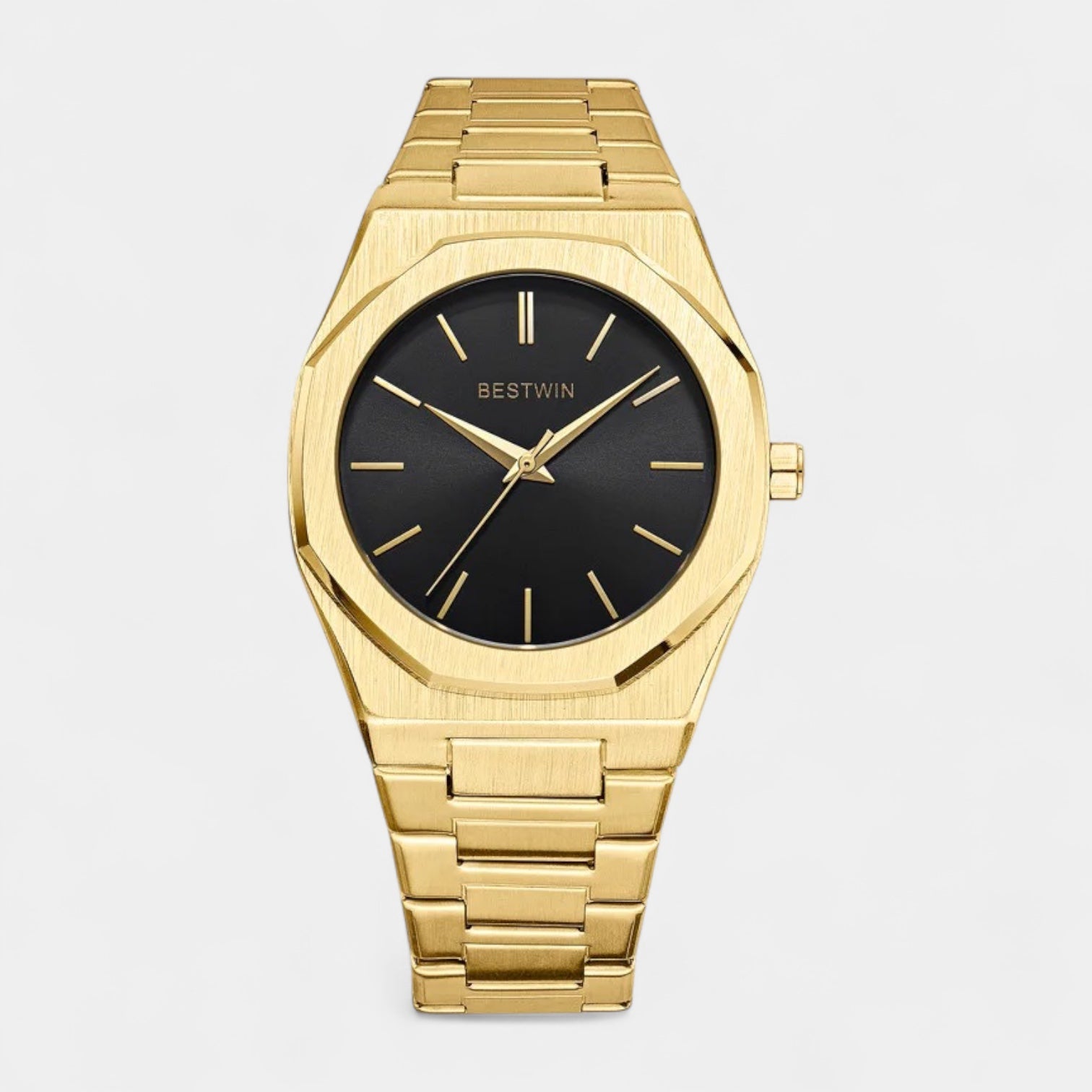 41 mm Numberless Stainless Steel Quartz Watch