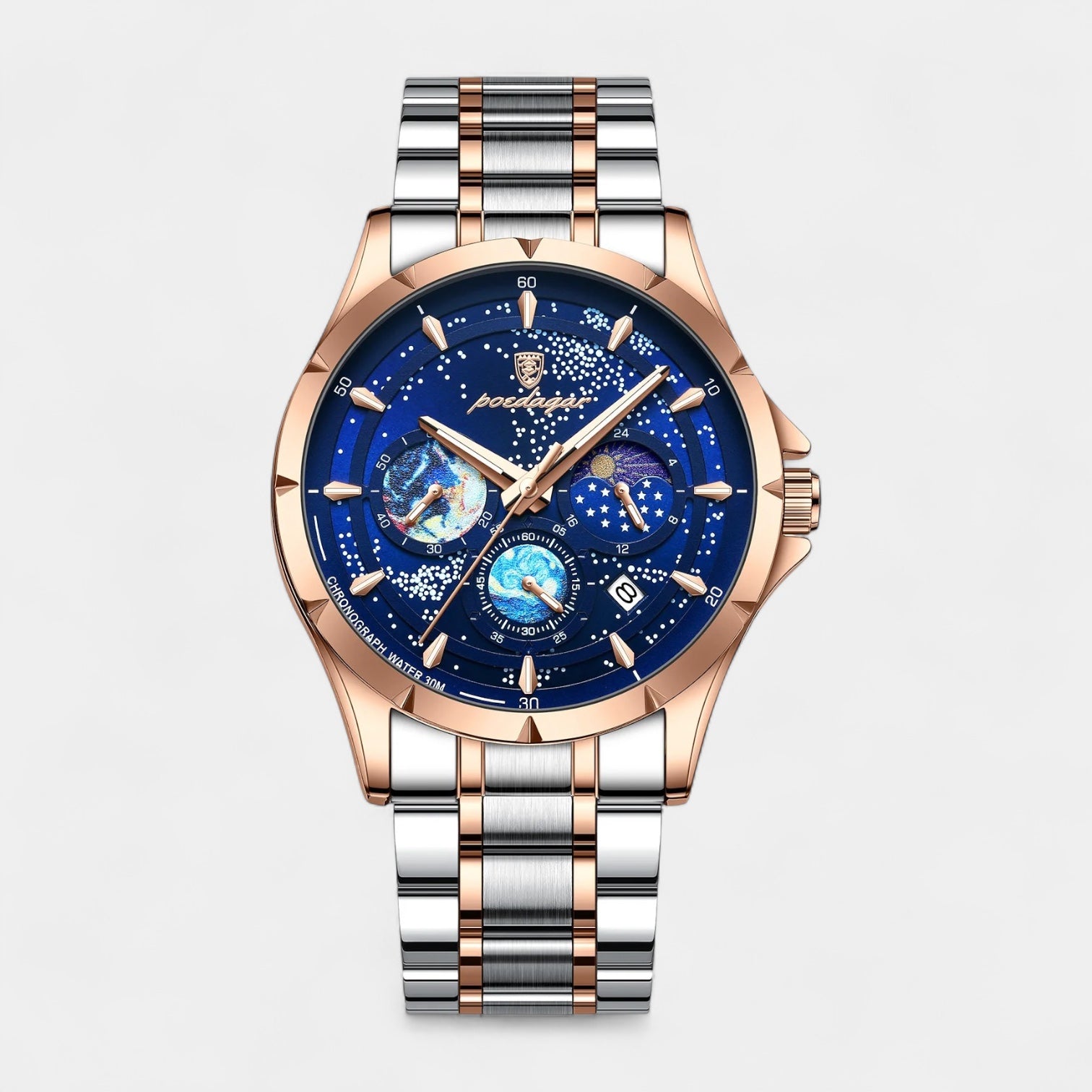 Men's Stainless Steel Business Watch