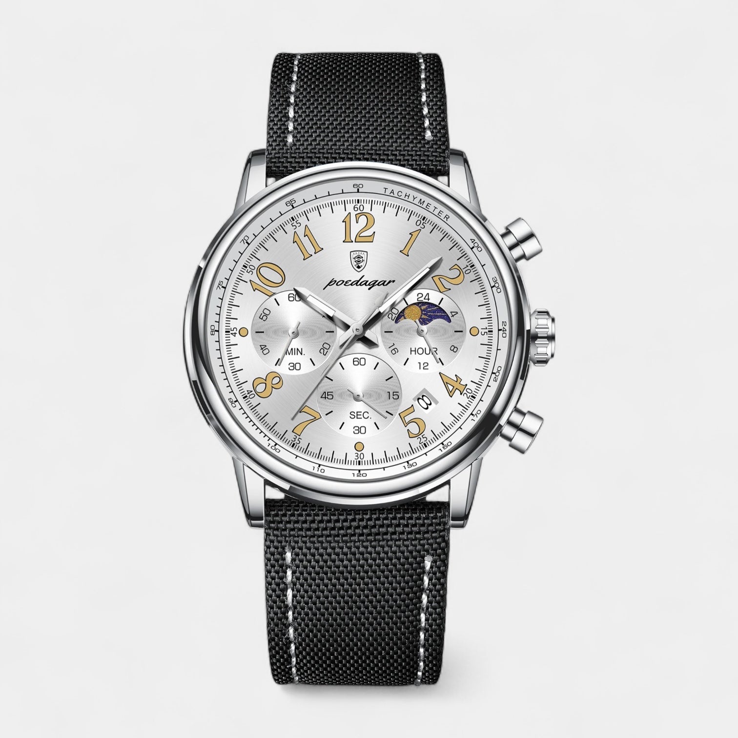 Men's Classic Leather Strap Timepiece - Watch