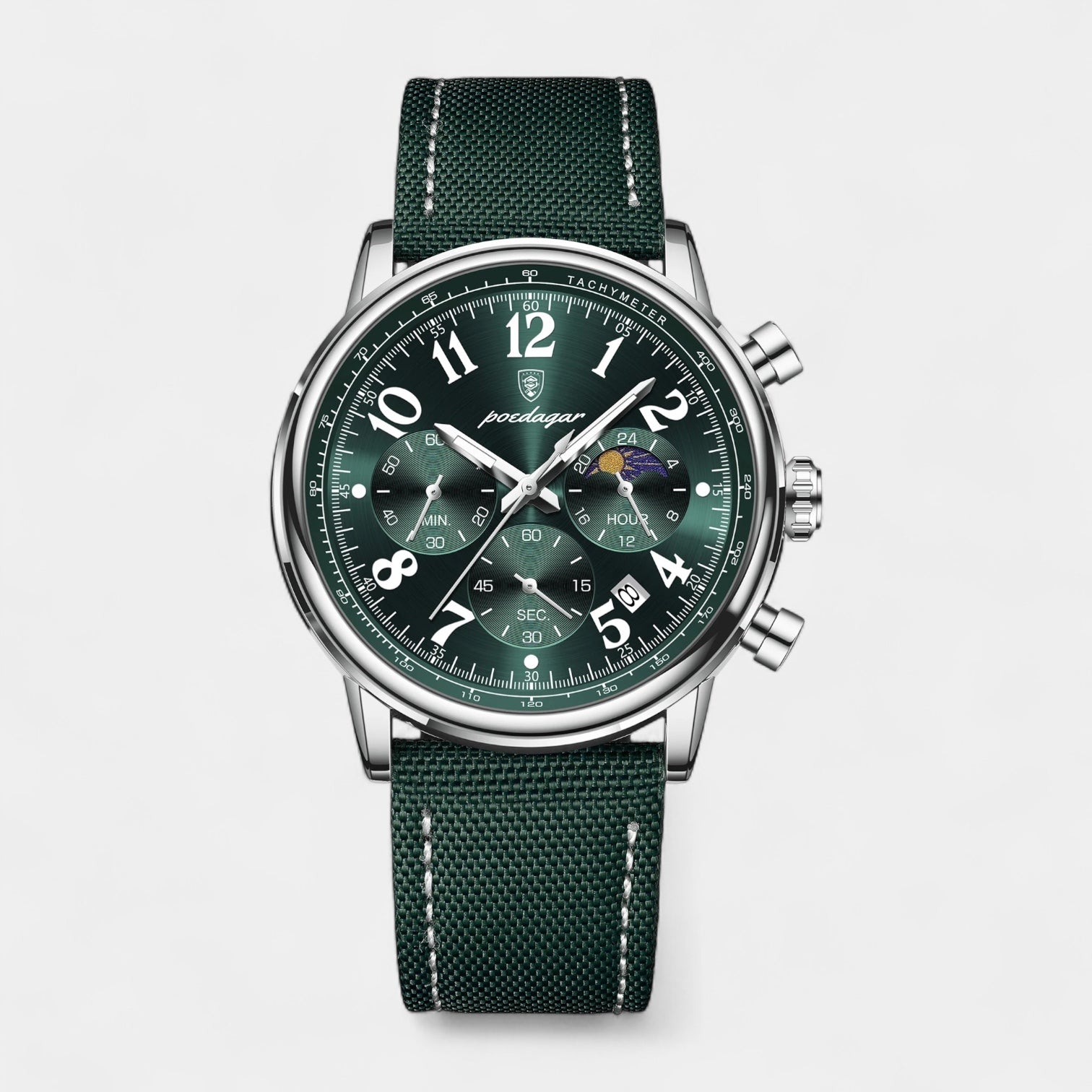 Men's Classic Leather Strap Timepiece - Watch