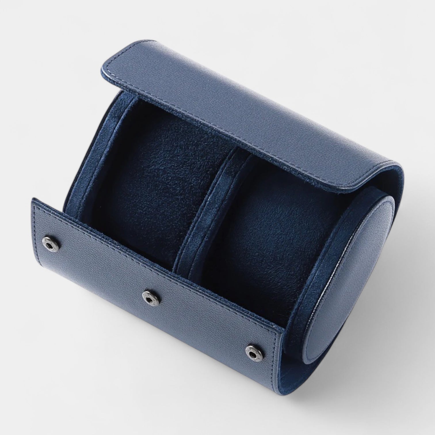 Leather Double Watch Roll