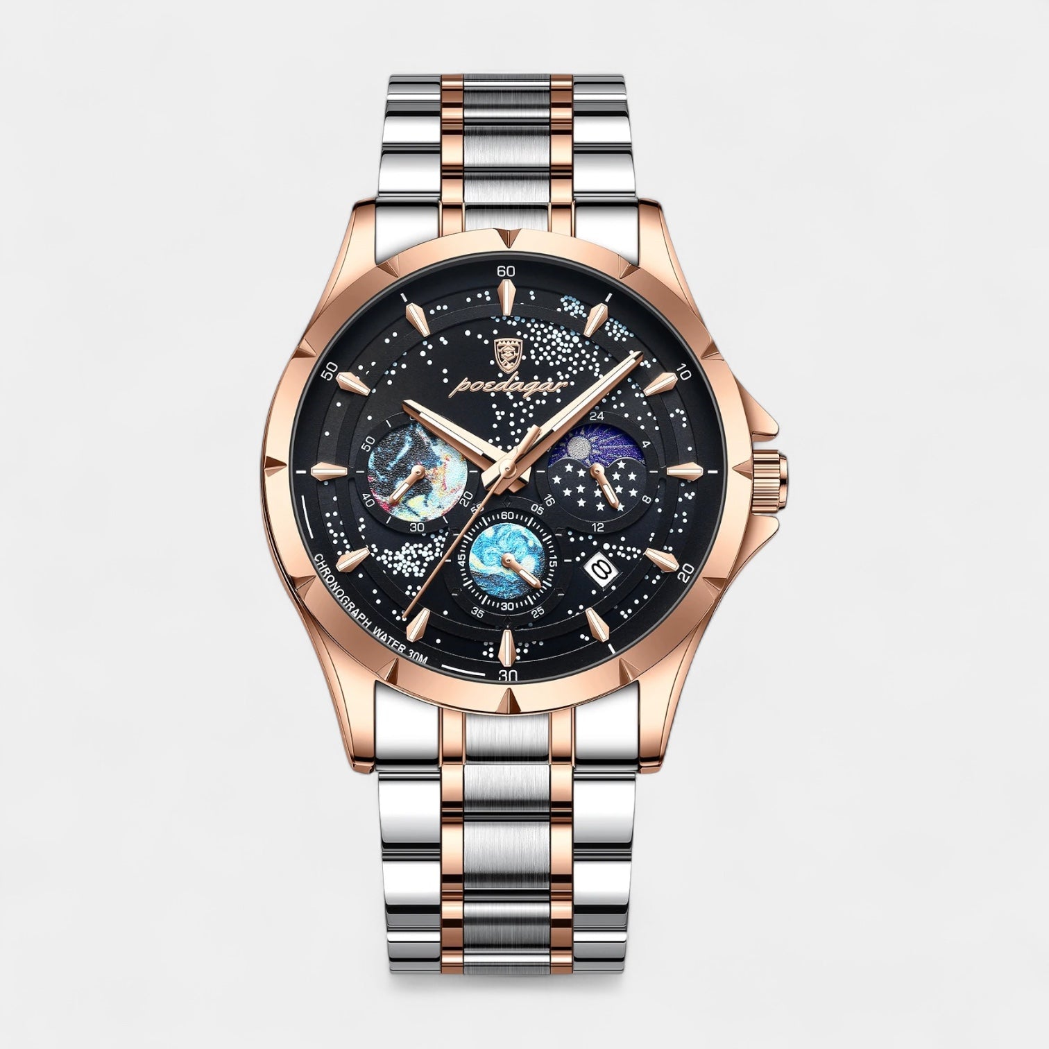 Men's Stainless Steel Business Watch
