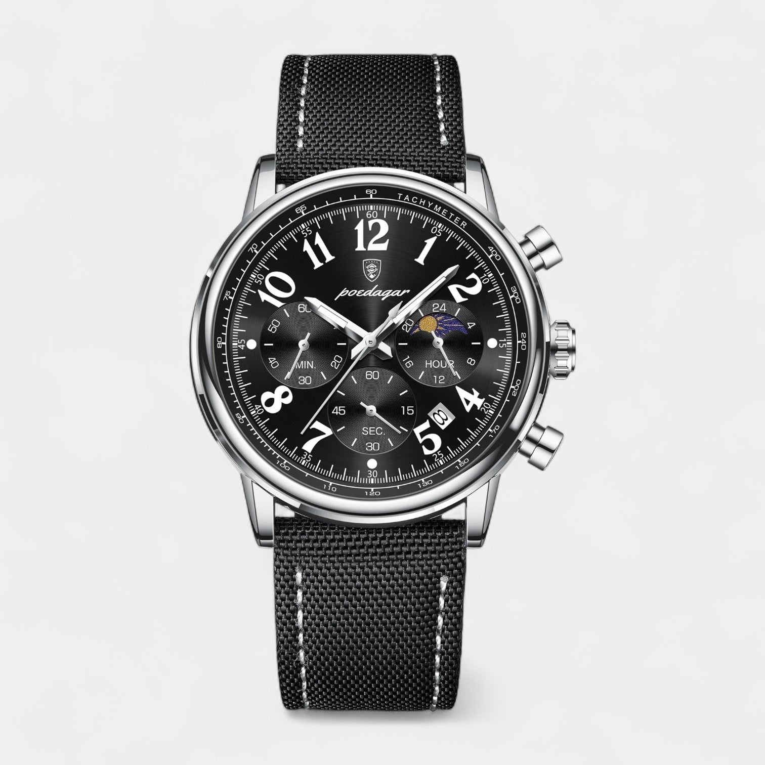 Men's Classic Leather Strap Timepiece - Watch