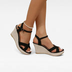 Women's Espadrille Wedge Platform Sandals