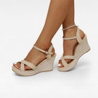 Women's Espadrille Wedge Platform Sandals