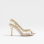 Women's Crystal Chain Strappy Heels